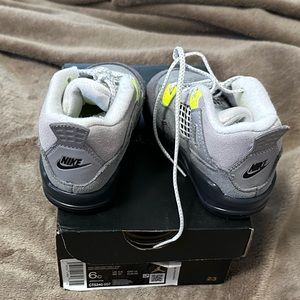 Grey/silver Toddler Jordans